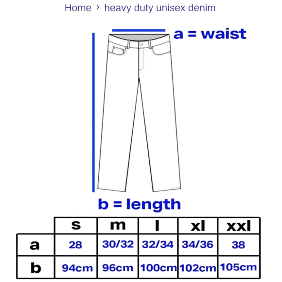 ADWYSD Purple Label Heavy Duty Black Denim Hiphop Baggy Jeans Unisex Size Large - Picture 15 of 16